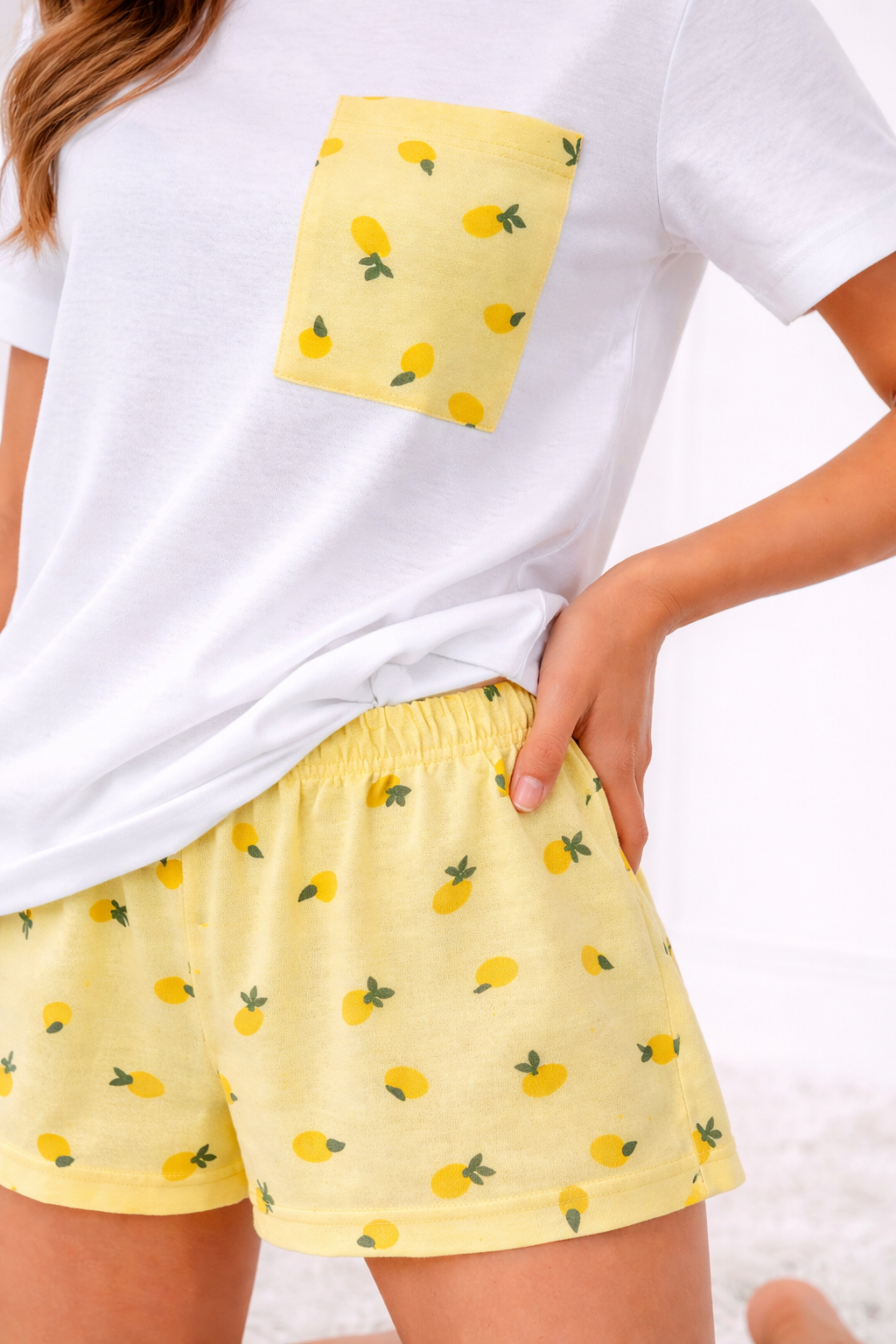 Bavlněné pyžamo Lemon Breeze