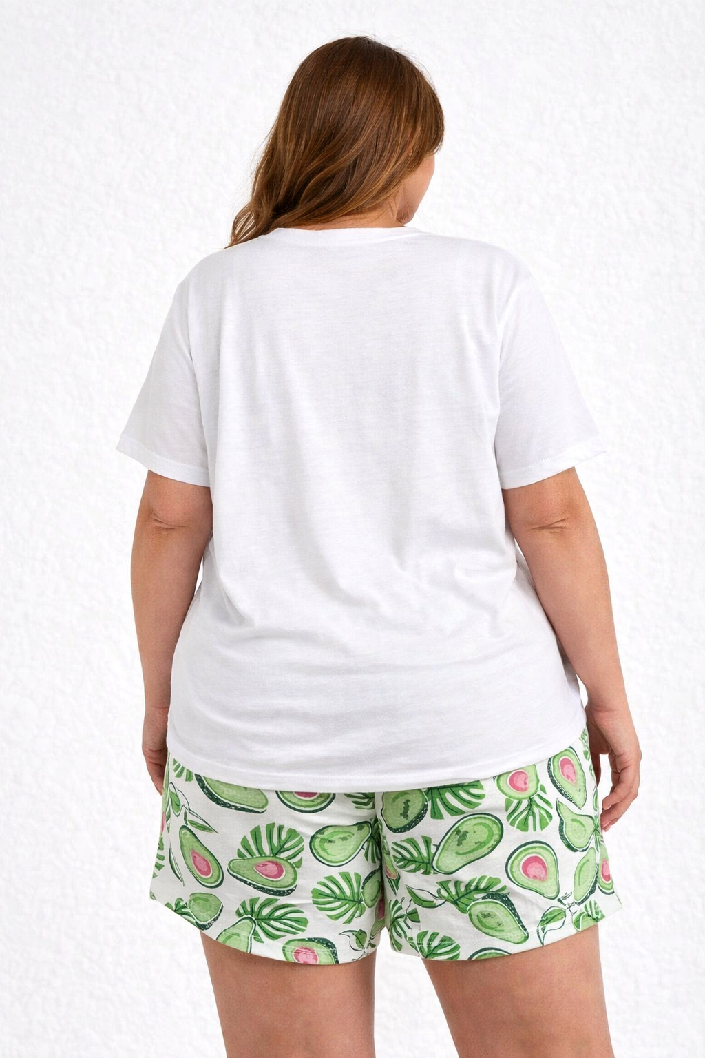 Dámské bavlněné pyžamo Avokádo