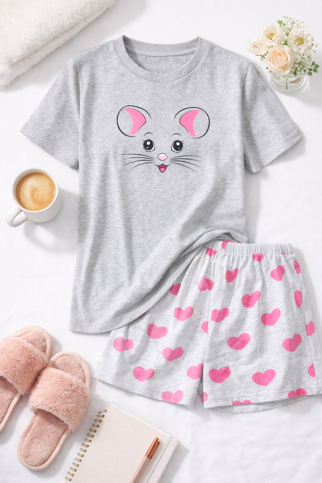 Bavlněné pyžamo Cute Mouse