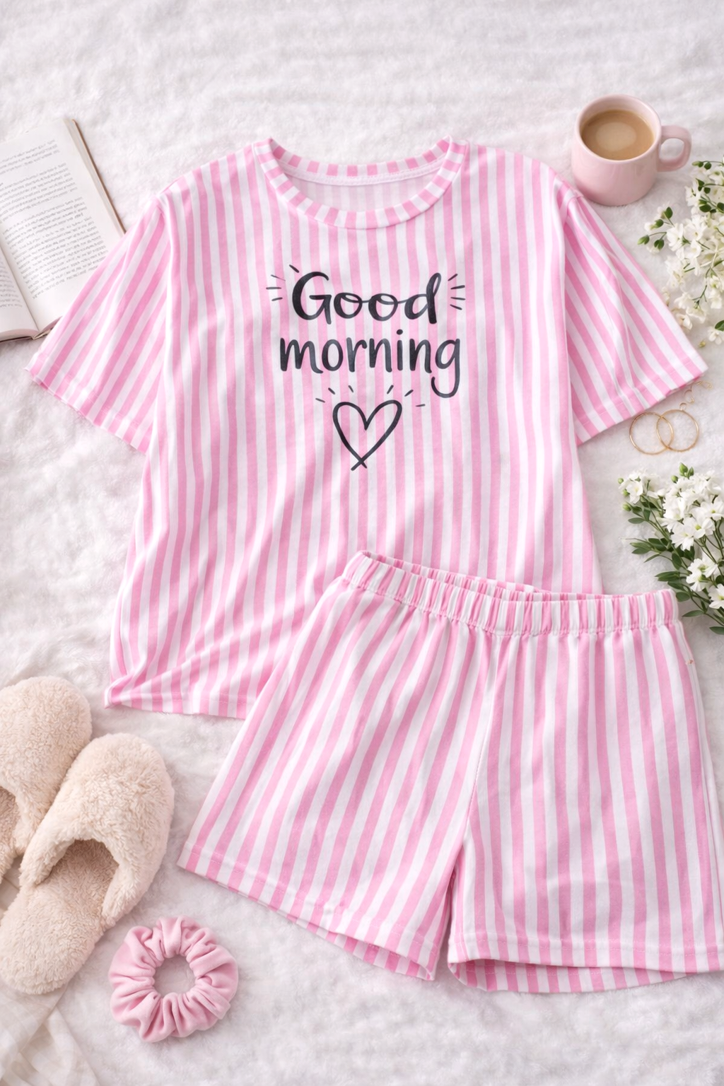 Dámské bavlněné pyžamo Good Morning – PLUS SIZE