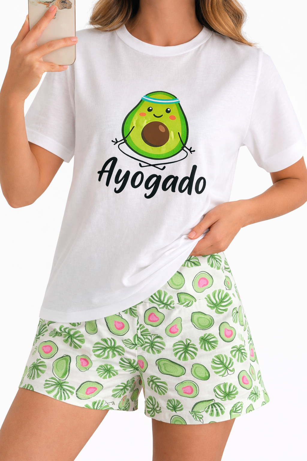 Dámské bavlněné pyžamo Ayogado