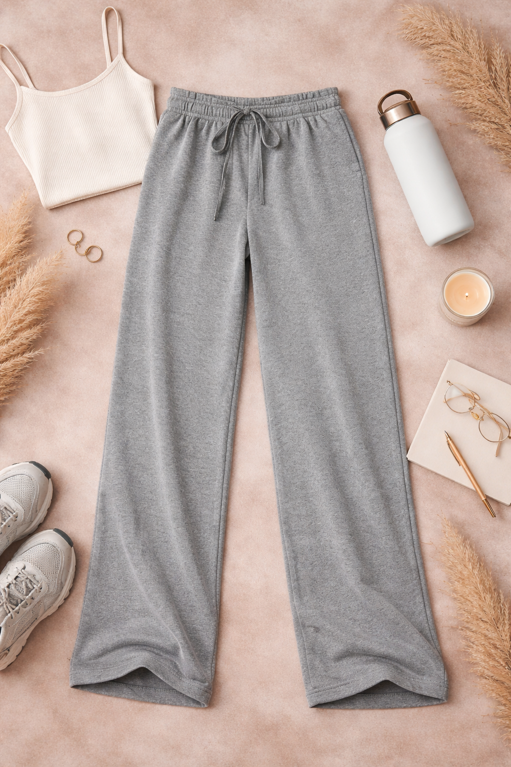 Bavlněné široké kalhoty Comfort Fit