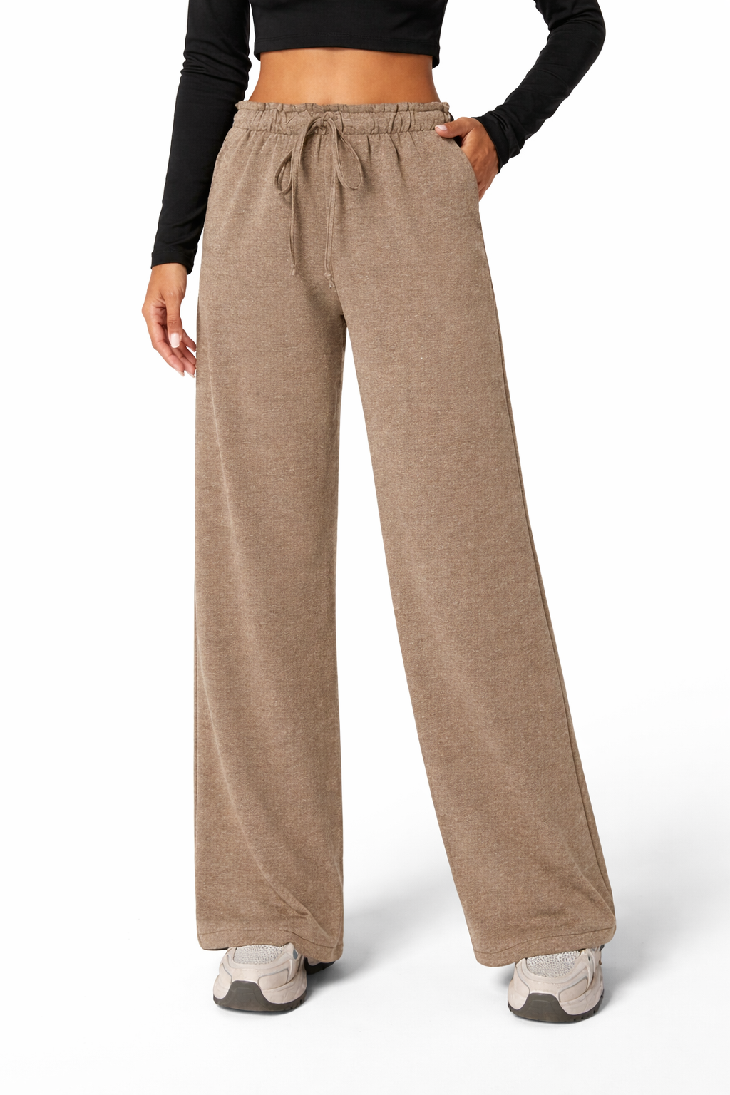 Bavlněné široké kalhoty Comfort Fit