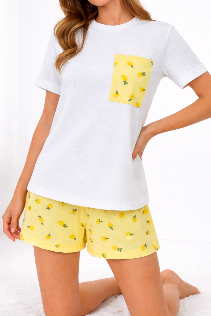 Bavlněné pyžamo Lemon Breeze