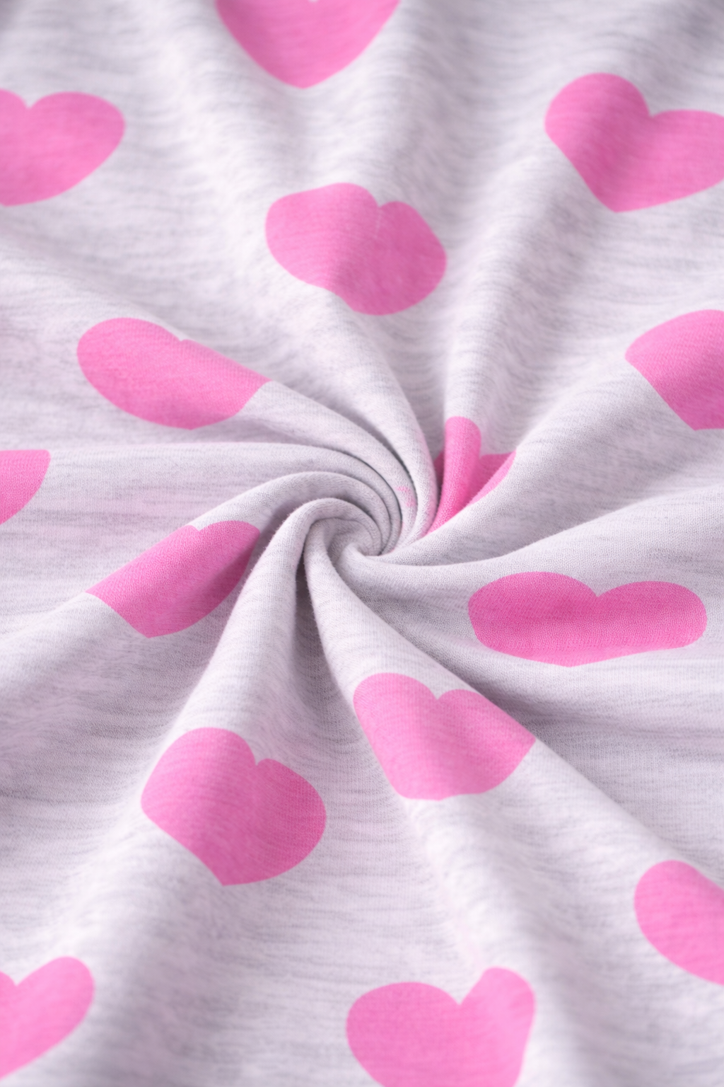 Dámské bavlněné pyžamo Srdíčka – PLUS SIZE