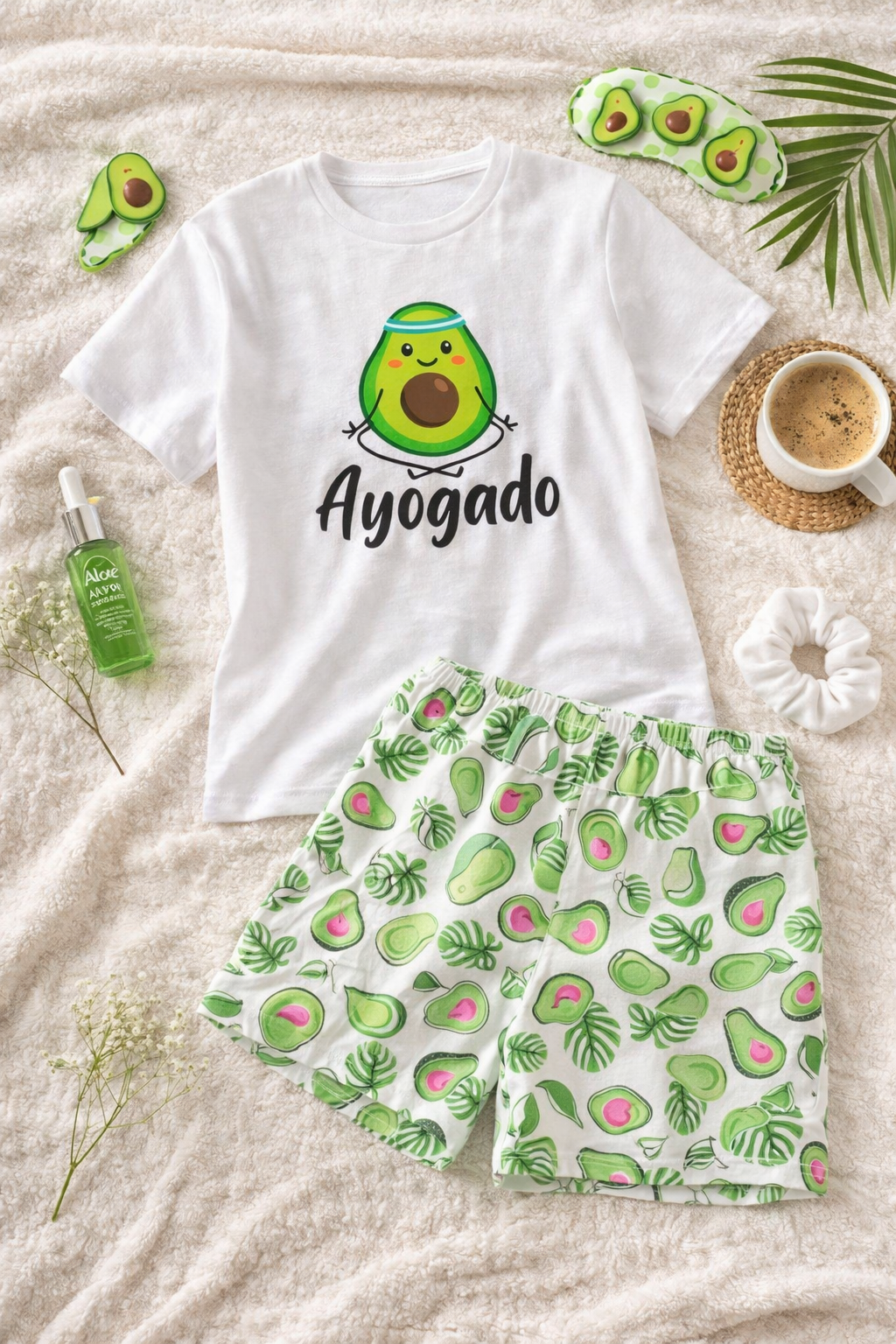 Dámské bavlněné pyžamo Ayogado